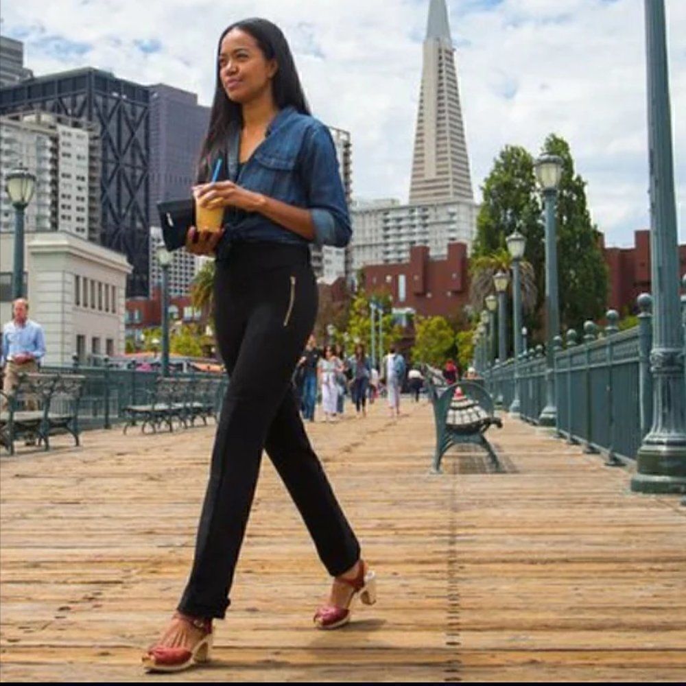 Betabrand Riding Equestrian Yoga Pants Black Medium